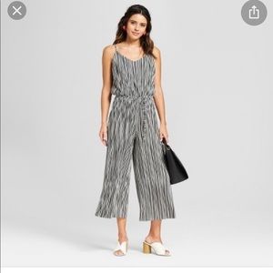 Black and white jumpsuit